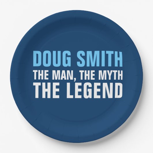 borden voor verjaardagsfeestartikelen papieren bordje (Voorkant)