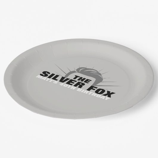 Borden voor verjaardagsfeestdagen van mannen papieren bordje (Gekanteld)