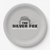 Borden voor verjaardagsfeestdagen van mannen papieren bordje (Voorkant)