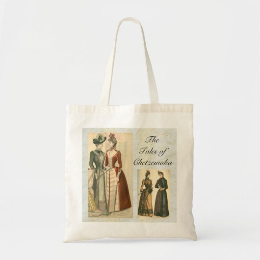 Borden voor Victoriaans mode Tote Bag (Voorkant)