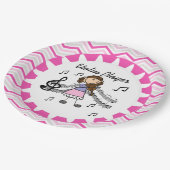 Borden voor Violin Player-papier Papieren Bordje (Gekanteld)