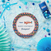 Borden voor vliegenavontuurpapier papieren bordje (Feest)