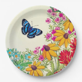 Borden voor vlinderbloemigen tuinpapier papieren bordje