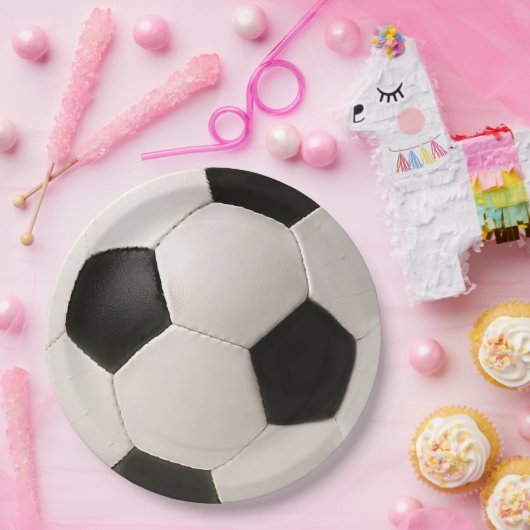 Borden voor voetbal-partijpapier papieren bordje (Feest)