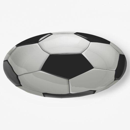 borden voor voetbal-partijpapier papieren bordje (Gekanteld)