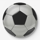 borden voor voetbal-partijpapier papieren bordje (Voorkant)
