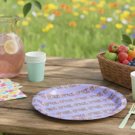 Borden voor vredespapier papieren bordje