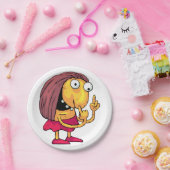 Borden voor vreemd damespapier papieren bordje (Feest)