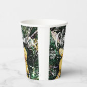 Borden voor vrolijk kerstpapier papieren bekers (Rechts)