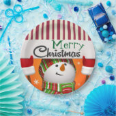 Borden voor vrolijk kerstpapier papieren bordje (Feest)