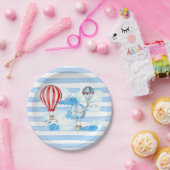 Borden voor warm luchtballonpapier papieren bordje (Feest)