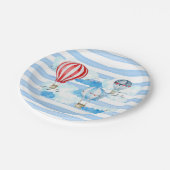 Borden voor warm luchtballonpapier papieren bordje (Gekanteld)