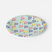 Borden voor warm luchtballonpapier papieren bordje (Gekanteld)