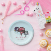 Borden voor warmluchtballonnen baby shower papieren bordje (Feest)