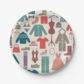Borden voor wasknuppels papieren bordje (Voorkant)