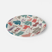 Borden voor wasknuppels papieren bordje (Gekanteld)