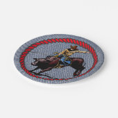 Borden voor western Denim-afdrukpapier Papieren Bordje (Gekanteld)