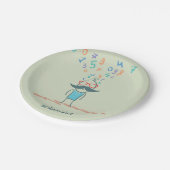 Borden voor wetenschappelijk denkkend papier papieren bordje (Gekanteld)