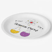 borden voor "wetenschapspartij" papieren bordje (Gekanteld)