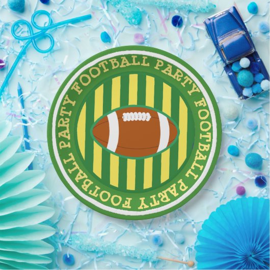 Borden voor whisconsin Greenbay Football Party pap Papieren Bordje (Feest)