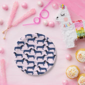 Borden voor Wiener Dog Paper Papieren Bordje (Feest)
