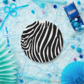 Borden voor Zebra Print Paper Papieren Bordje (Feest)