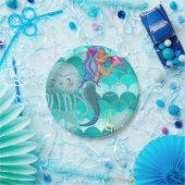 Borden voor Zeemeerminnend papier Papieren Bordje (Feest)