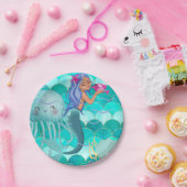 Borden voor Zeemeerminnend papier Papieren Bordje (Feest)