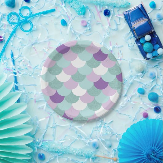 Borden voor Zeemeerminnend papier Papieren Bordje (Feest)