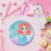 Borden voor Zeemeerminnend papier Papieren Bordje (Feest)