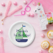 Borden voor zeezeilpapier papieren bordje (Feest)