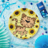 Borden voor zonnebloemkool Keukenpapier Papieren Bordje (Feest)