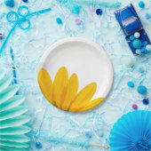 Borden voor zonnebloempapier papieren bordje (Feest)