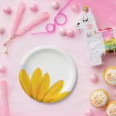 Borden voor zonnebloempapier papieren bordje (Feest)