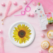Borden voor zonnebloempapier papieren bordje (Feest)