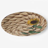Borden voor zonnebloempellerpapier papieren bordje (Gekanteld)
