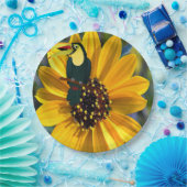 Borden voor zonnebloemperrotpapier papieren bordje (Feest)