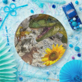 Borden voor zonnebloempitten papieren bordje (Feest)