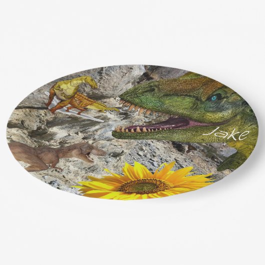 Borden voor zonnebloempitten papieren bordje (Gekanteld)