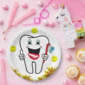 Borden voor zonnebloempitten papieren bordje (Feest)