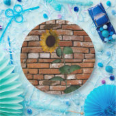 Borden voor zonnebloempitten papieren bordje (Feest)