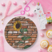 Borden voor zonnebloempitten papieren bordje (Feest)