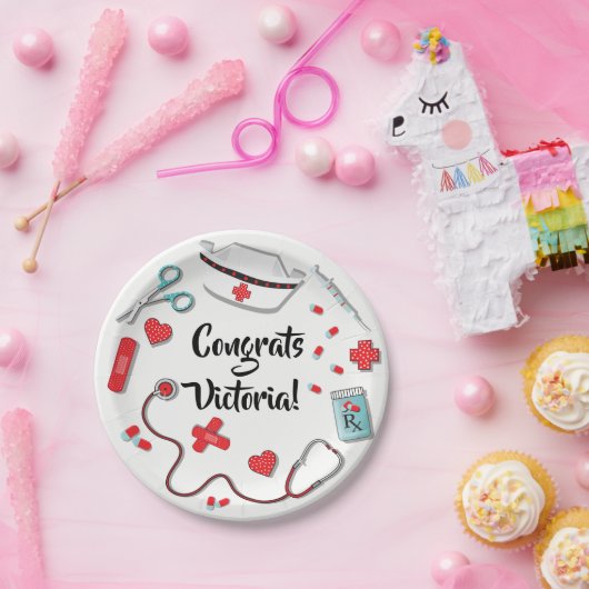 Borden voor zurige afstuderen papieren bordje (Feest)