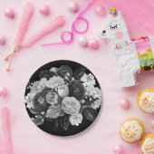 Borden voor zwart-witpapier papieren bordje (Feest)