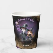 BORDEN Wizards en heksen Custom Verjaardagsfeest Papieren Bekers (Voorkant)