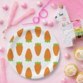 Borden wortelpatroon papieren bordje (Feest)