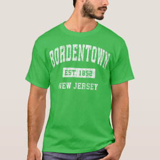Bordentown New Jersey NJ Vintage Sports Establishe T-shirt