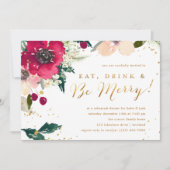 Bordeoefening "Eat Drink & Be Merry" Kaart (Voorkant)