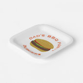 Bordepartij backyard BBQ - Borden voor aangepast p Papieren Bordje (Gebogen)