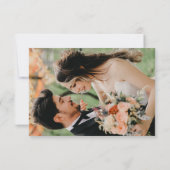 Border Afbeelding Lijsten Foto Meest Populair Brui RSVP Kaartje (Achterkant)